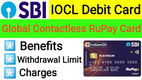 sbi contactless debit card limit|sbi iocl contactless debit card.